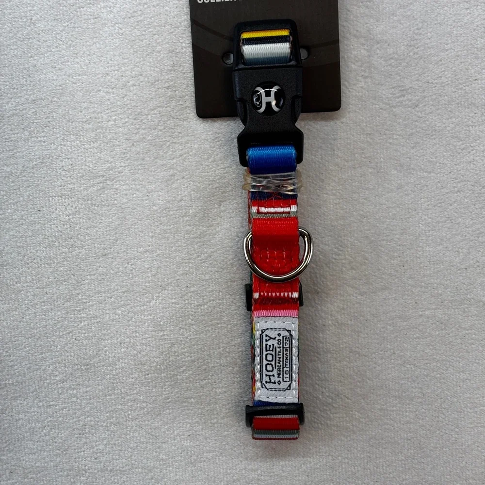 Hooey Dog Collar Small Red Multi Serape Western Action Sports Brand NEW